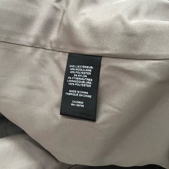 🩷 RW & CO. Women's Long Double Breasted Wool Coat - Gray/Brown. Size: XXL.(1697) - Picture 8 of 12